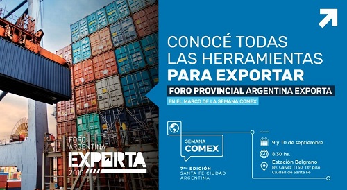 Argentina Exporta estará presente en la Semana Comex Santa Fe -  ExportaPyMEs | Centro para la Internacionalización de las PyMEs |  Exportación y Comercio Exterior